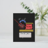 Retro Blues Juke Joint Briefkaart (Staand voorkant)