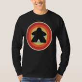 Retro Boardgaming Meeple Boardgame  Board Game Pla T-shirt (Voorkant)