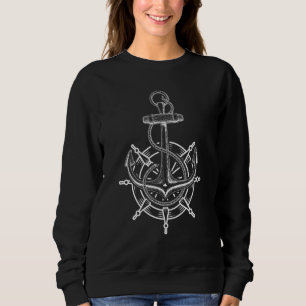 Retro Boat Anchor Sailboat Nautical Yachti Trui