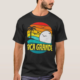 Retro Boca Grande Beach Sun Surf 80s T-shirt