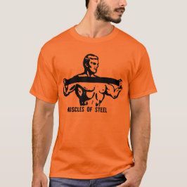 Retro Bodybuilder Adverteren Ontwerp T-shirt