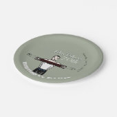 Retro Bodybuilding 70ste Verjaardagsfeest P Bord (Gekanteld)