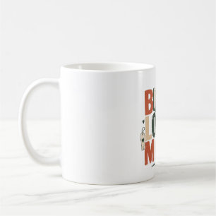 Retro Boek Liefhebber Mama Shirt Ontwerp Boho Le Koffiemok