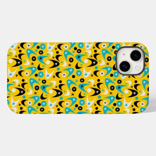 Retro Boemerangs Case-Mate iPhone Case (Achterkant (horizontaal))
