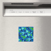 Retro Boemerangs Magneet (Insitu (Vaatwasser))