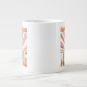 Retro Boerderij Fresh Pumpkins Extra Grote Beker (Voorkant)