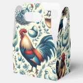 Retro Boerderij Roosterpatroon Bedankdoosjes (Geopend)