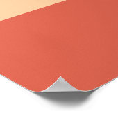 Retro bohemian abstracte lijnkunst poster (Hoek)