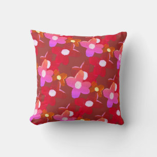 Retro Bohemian Floral Kussen