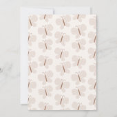 Retro Boho Baby Vlinder Kinder 1e Verjaardag Kaart (Achterkant)