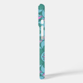Retro Boho Blauwgroen Mandala Flower Pattern Case-Mate iPhone Case (Achterkant / Links)