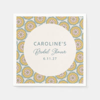 Retro Boho Bloemige Gele Huwelijks Bruiloftsshower