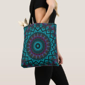 Retro Boho Chic Bohemian Southwestern Mandala Draagtas (Dichtbij)