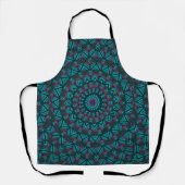 Retro Boho Chic Bohemian Southwestern Mandala Schort (Voorkant)