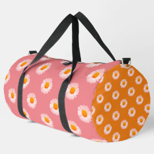 Retro Boho Daisies Groovy Daisy Flower Power Large Plunjezak