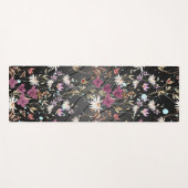 Retro Boho Elegante Wildbloemen Yogamat (Voorkant (horizontaal))