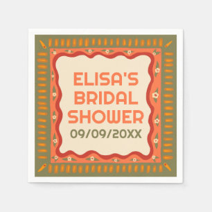 Retro Boho Fun Handgemaakte CUSTOM Vrijgezellenfee Servet