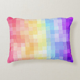 Retro Boho Funky Quirk Xenogender Gekruist Trots Accent Kussen