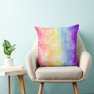 Retro Boho Funky Quirk Xenogender Gekruist Trots Kussen