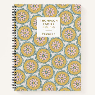 Retro Boho Mandala Floral Speciaal Recipe Notitieboek
