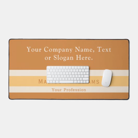 Retro Boho Nom personnalisé Slogan Office ou perso (Clavier et souris)