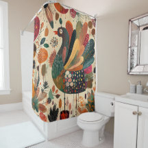 Retro Boho Patchwork Herfst Kalkoen