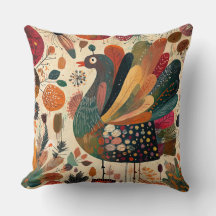 Retro Boho Patchwork Herfst Kalkoen