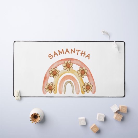 Retro Boho Personnalisé (Tableau pour enfants)