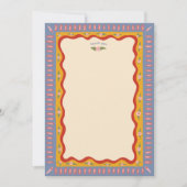 Retro Boho Plezier Handgemaakte Aangepaste Bruidsd Bedankkaart (Voorkant)