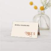 Retro Boho Rode Bloemen Patroon Opgevouwen Plaats  (Voorkant)