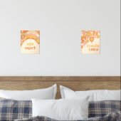 Retro boho séjour super fleur enfant garderie (Chambre à coucher)