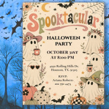 Retro Boho Spooktacular Halloween-feest
