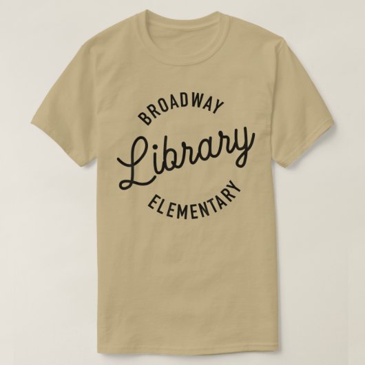 Retro Boho Style Broadway Librarian Funny Reading T-shirt (Design voorkant)