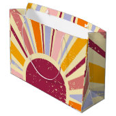 Retro boho sun groot cadeauzakje (Achterkant Gekanteld)