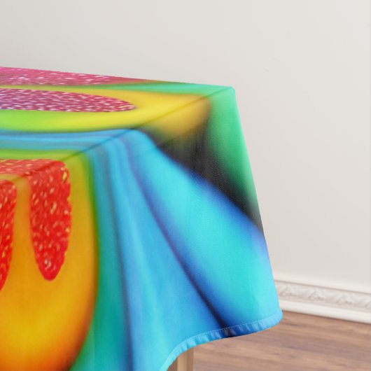 Retro Boho Tafelkleed Vredesbord Hippie (Voorbeeld)