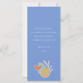 Retro Boho Valentijnsdag Plat Kaart (Achterkant)