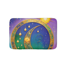 Retro Boho Zon Maan Sterren Hippie Vintage