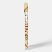 Retro Boho Zonneuitbarsting Design Case-Mate iPhone Case (Achterkant / Links)