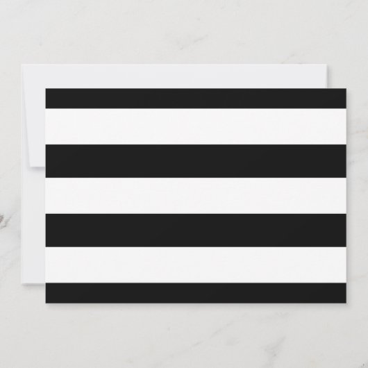 Retro Bold Typografie Zwart Verander de datum Aankondiging (Achterkant)