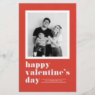 Retro Bold Typographie Carte de la Saint Valentin