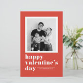 Retro Bold Typographie Carte de la Saint Valentin (Debout devant)