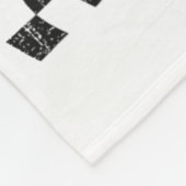 Retro Bold Weerstand Fleece Deken (Hoek)