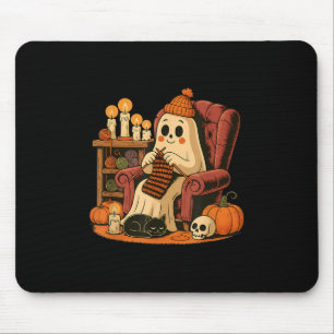 Retro Boo Ghost Yarn Haakbreien Halloween So Muismat