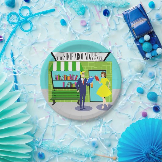 Retro Book Lovers Paper Bord (Feest)