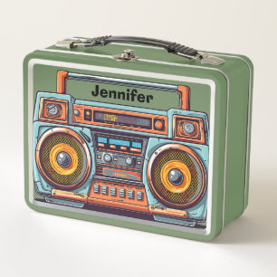 Retro Boom Box gepersonaliseerd