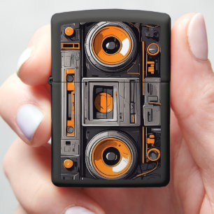Retro Boombox Cassette Zippo aansteker