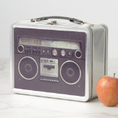Retro Boombox Ghetto Blaster Music (In situ)