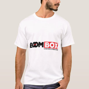 Retro Boombox met bliksemschicht T-shirt