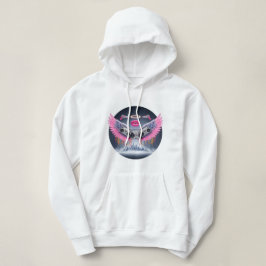 Retro Boombox Wings Hoodie 💖🎧