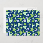 Retro Boomerangs Briefkaart (Voorkant / Achterkant)